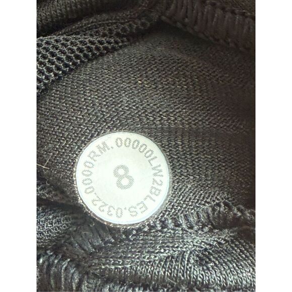 Lululemon Energy Bra Long Line Ribbed Medium Support, B–D Cup In Black Size 8 - Picture 7 of 9